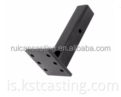 Trailer Hitch Pintle Hook festingarplata fyrir 2 "tommu móttakara